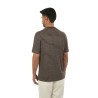 T-Shirt Brunello Cucinelli in jersey rigato Testa di Moro